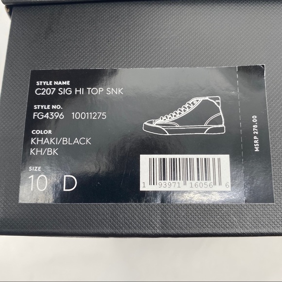 COACH Classic Signature Monogram Hi-Top Sneakers - Picture 16 of 16